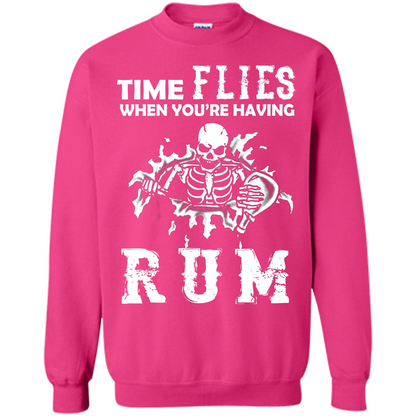 Rum T-shirt Time Flies When You're Having Rum