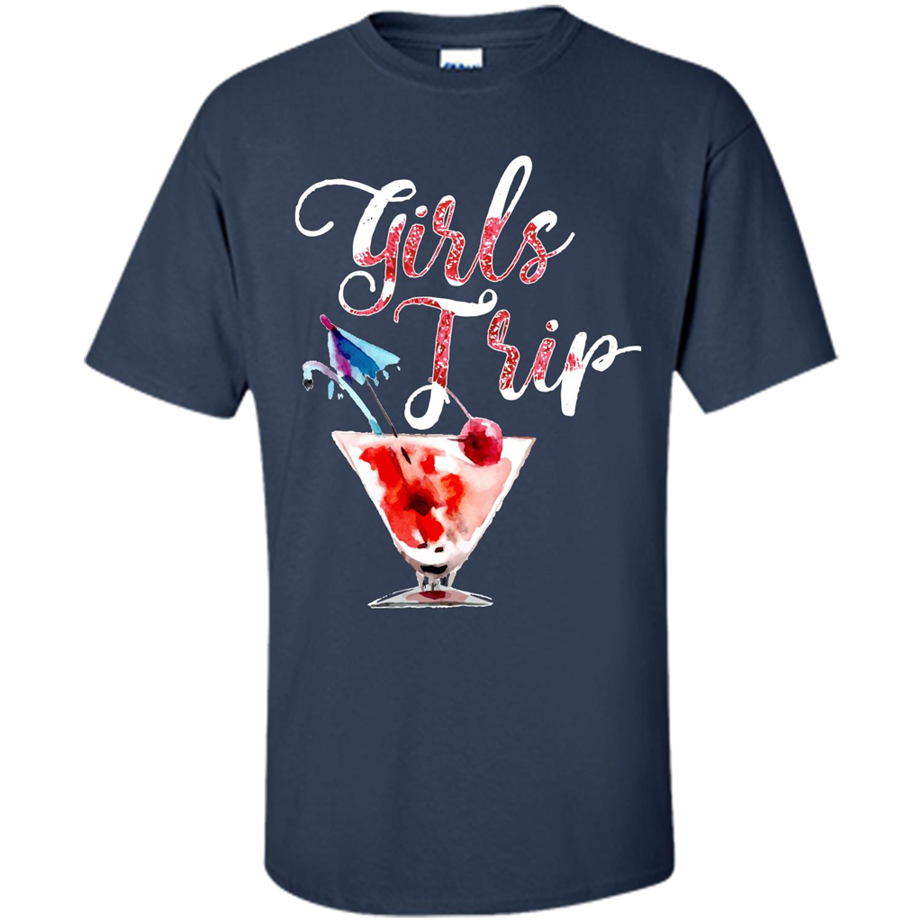 Wine T-shirt Girls Trip Wine Girls Navy
