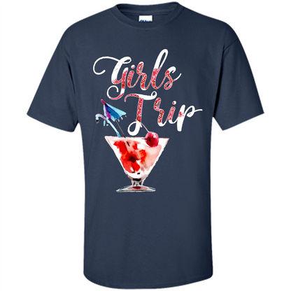 Wine T-shirt Girls Trip Wine Girls Navy