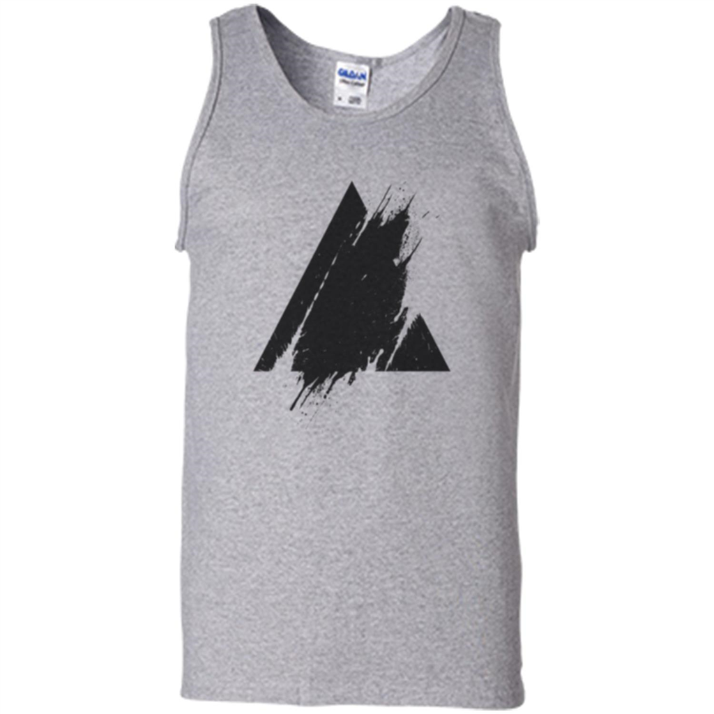 Place Splashed Triangle T-shirt Sport Grey