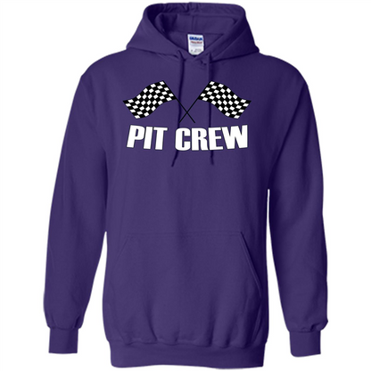 Pit Crew T-shirt for Hosting Race Car Parties Parents Pit Purple