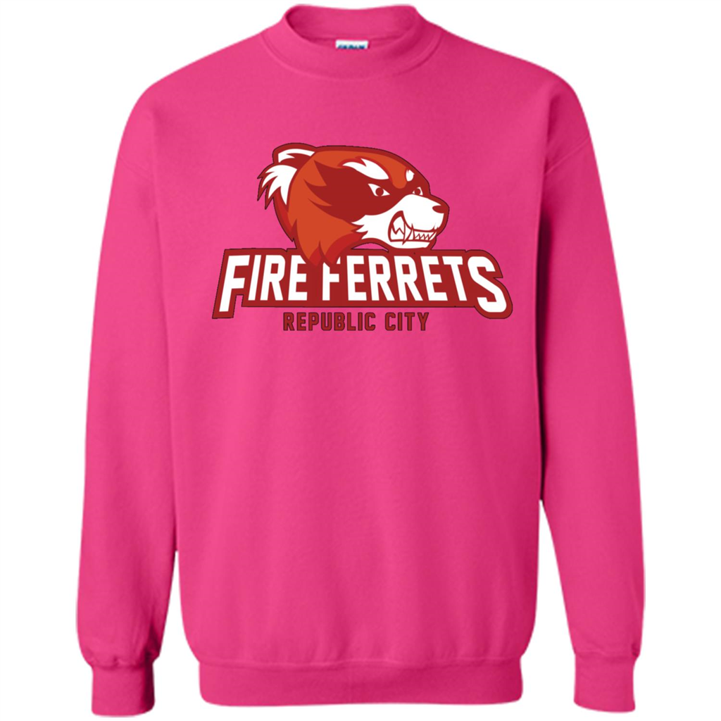 Republic City Fire Ferrets T-shirt Heliconia