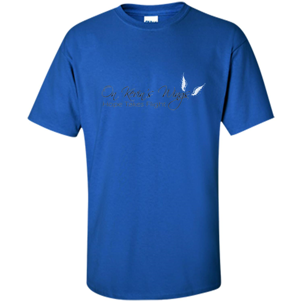 On Kevin's Wings T-shirt Hope Takes Flight Royal