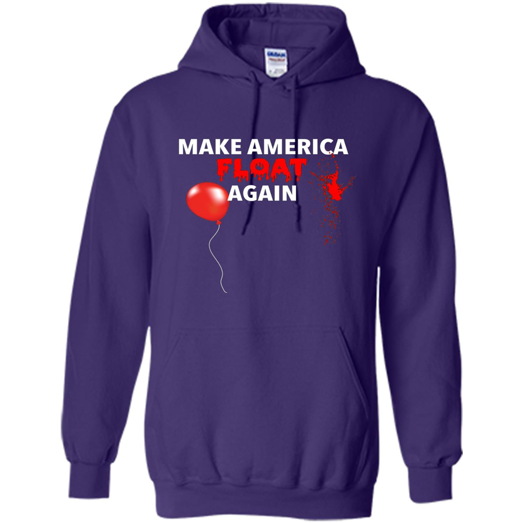Make America Float Again T-Shirt Halloween Horror T-shirt Purple