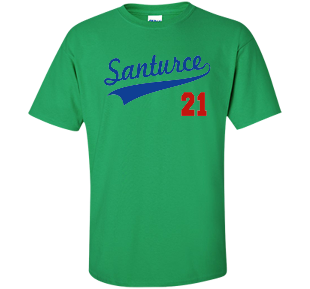 Santurce 21 Puerto Rico Baseball T-shirt Irish Green