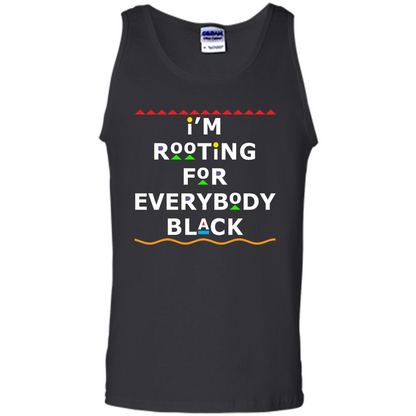 I'm Rooting For Everybody Black T-shirt Royal