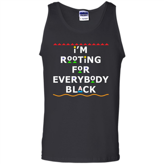 I'm Rooting For Everybody Black T-shirt Royal