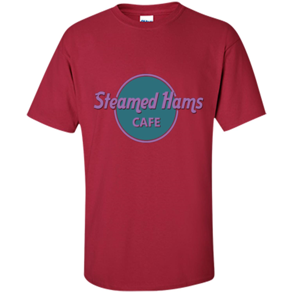 Steamed Hams Cafe T-shirt Cardinal