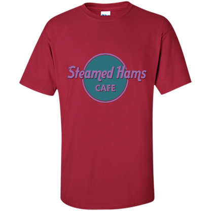 Steamed Hams Cafe T-shirt Cardinal