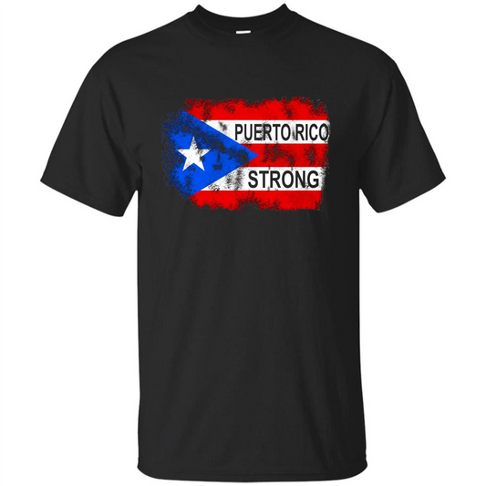 Puerto Rico Strong T-shirt Black