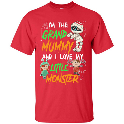 Halloween T-shirt Grand Mummy T-shirt Red