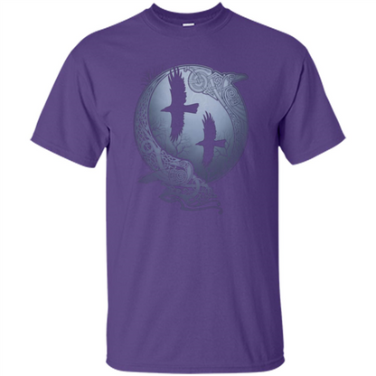 Odin's Revens T-shirt Purple