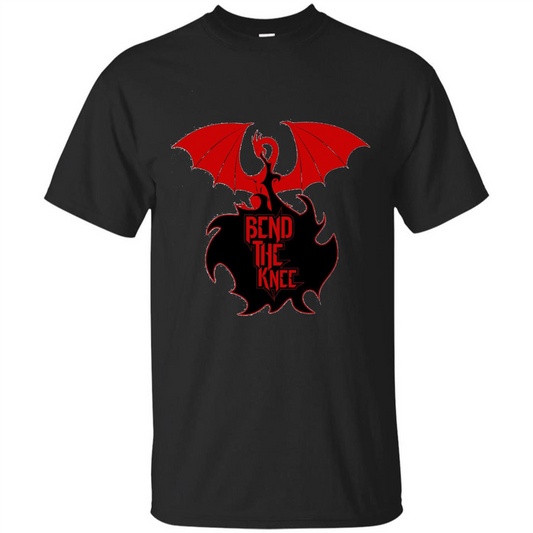 Movies T-shirt Bend The Knee T-shirt Black
