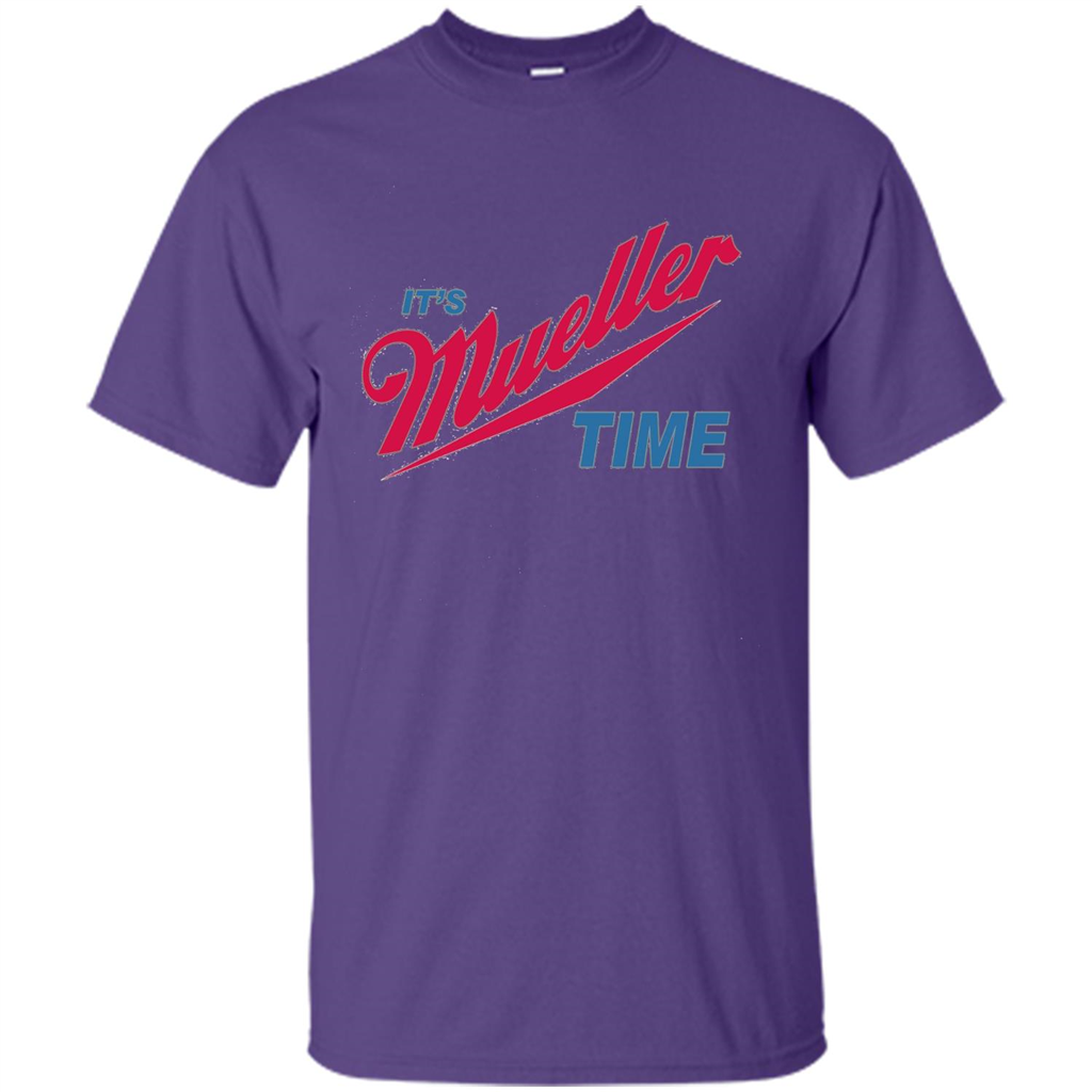 It's Robert Mueller Time T-shirt Purple