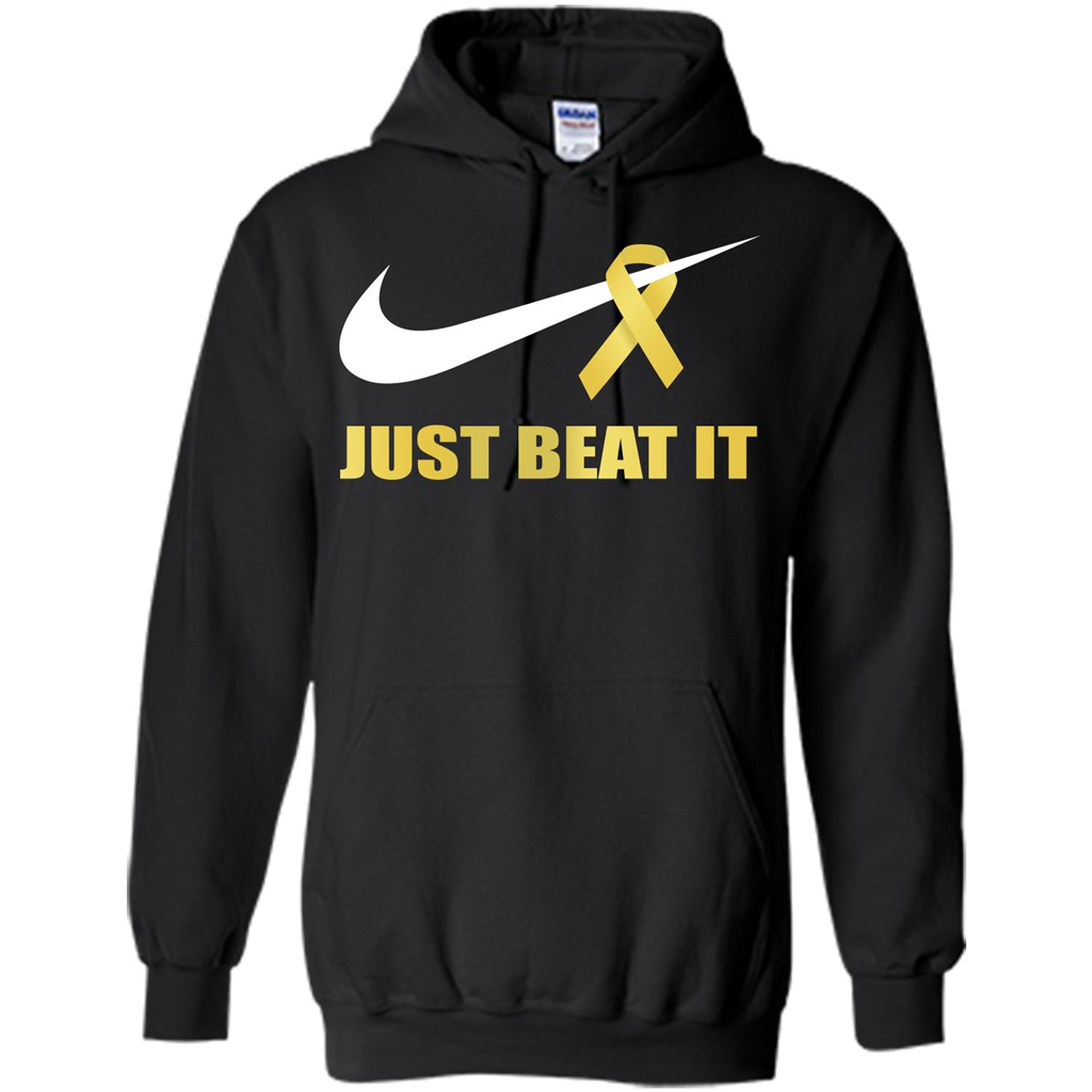 Cancer Awareness T-shirt Just Beat It T-shirt Black