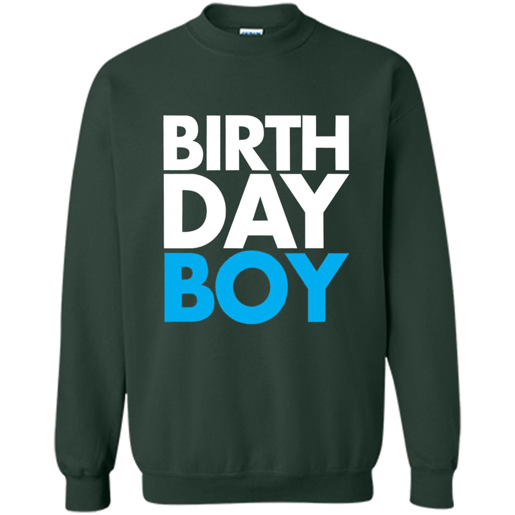 Birth Day Boy T-shirt Forest Green