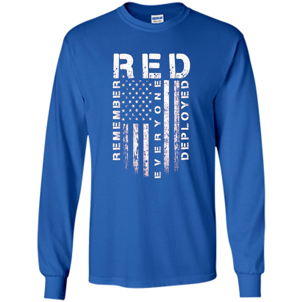 Red Friday - Remember Everyone Veteran Deployed T-shirt Royal
