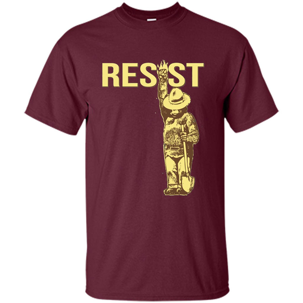 Resist T-shirt National Park Resist Maroon