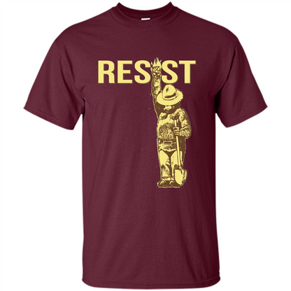 Resist T-shirt National Park Resist Maroon