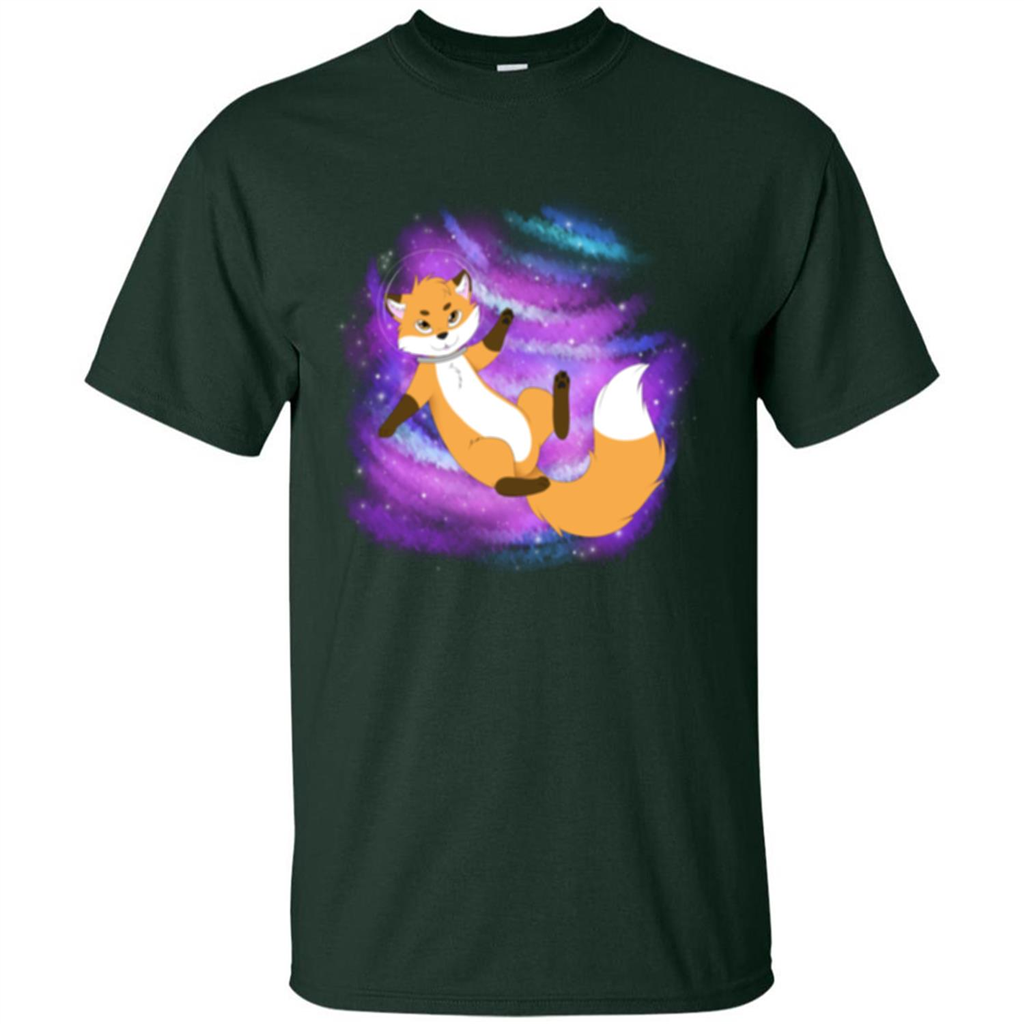 Space Fox T-shirt Forest Green