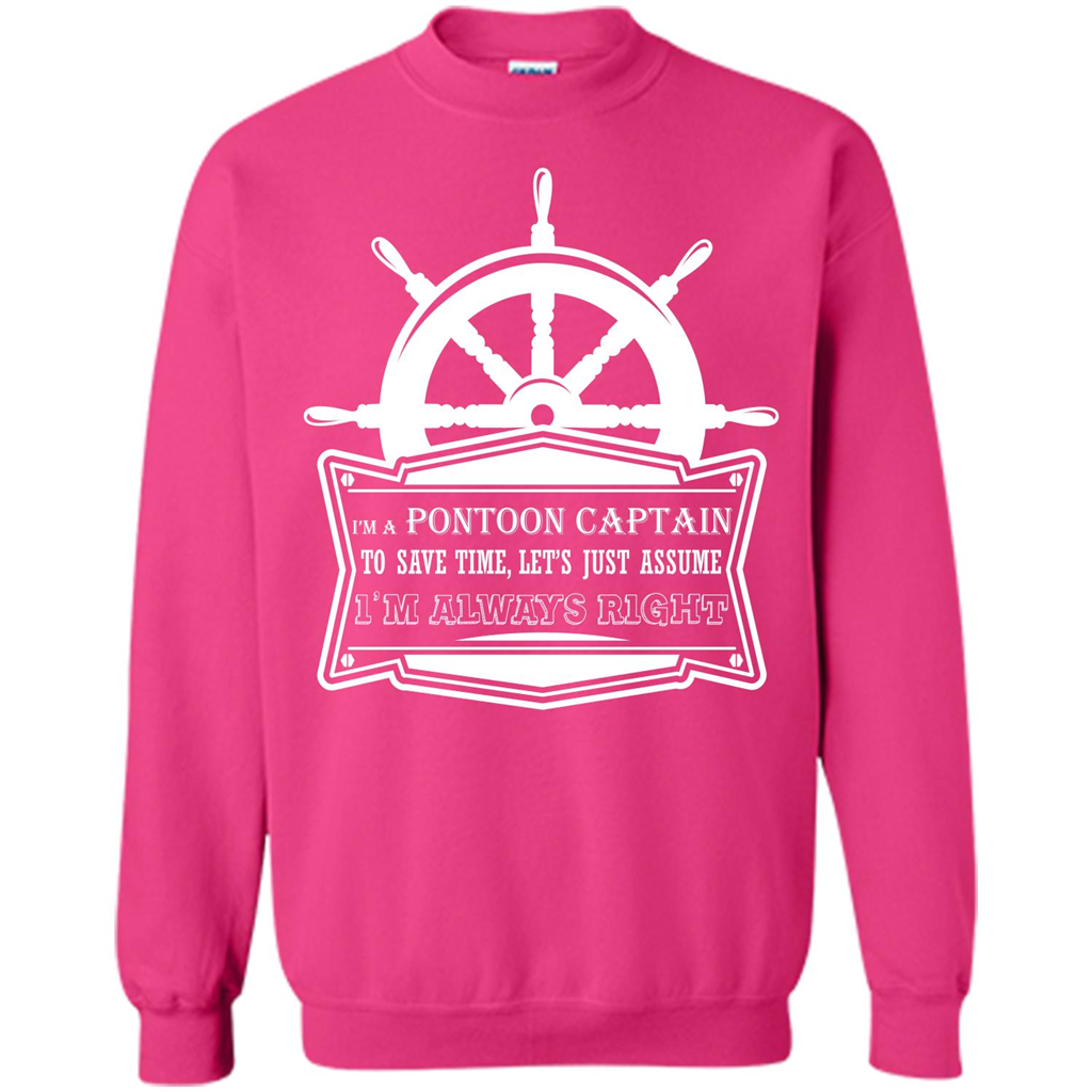 I'm A Pontoon Captain T-shirt Heliconia