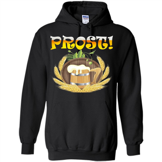 Prost Oktoberfest T-Shirt Cool Beer Festival Gift T-shirt Black