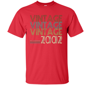 Retro Classic Vintage 2002 - 15th Gift 15 Yrs Years Old cool shirt