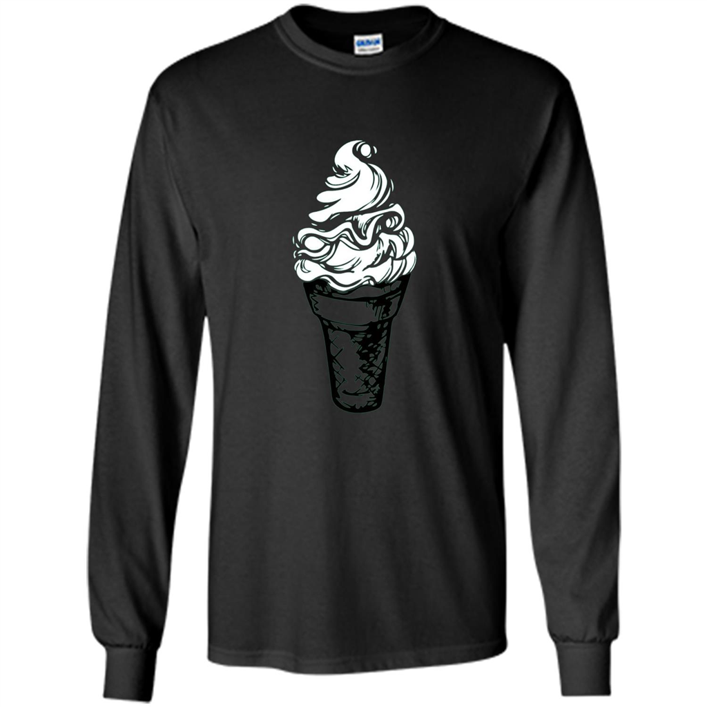 Ice Cream Day T-Shirts Ice Cream Lovers Black