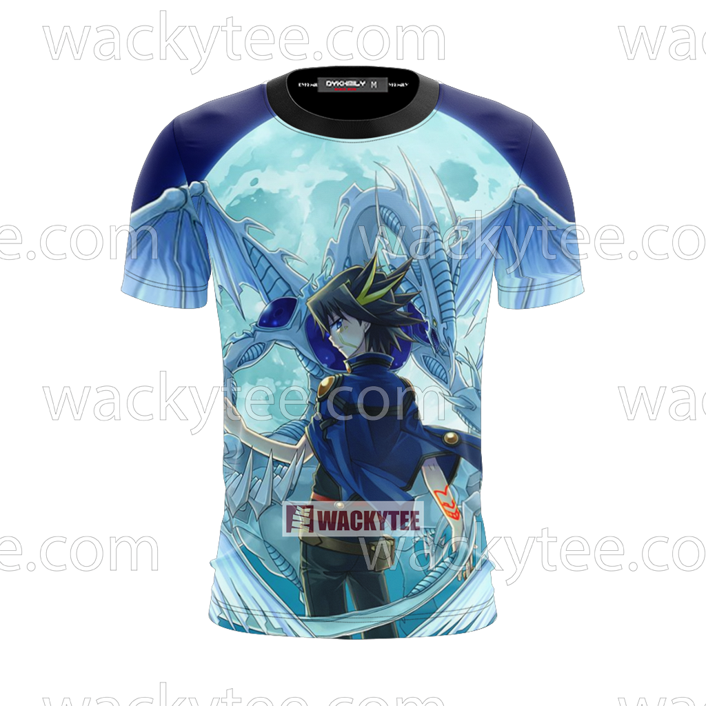Yu-Gi-Oh! Yusei Fudo and Stardust Dragon 3D T-shirt