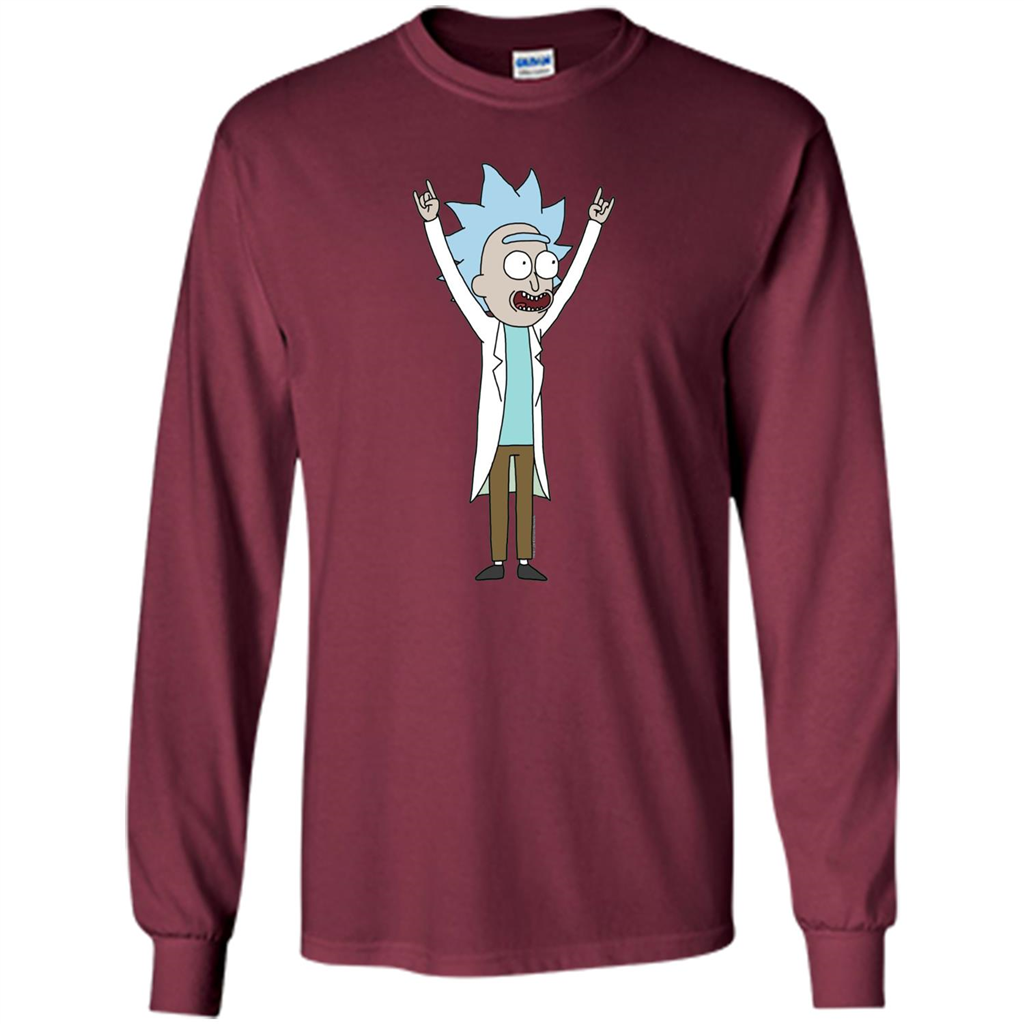 Movie Lover. Tiny Rick T-shirt Maroon
