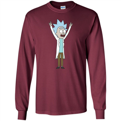 Movie Lover. Tiny Rick T-shirt Maroon