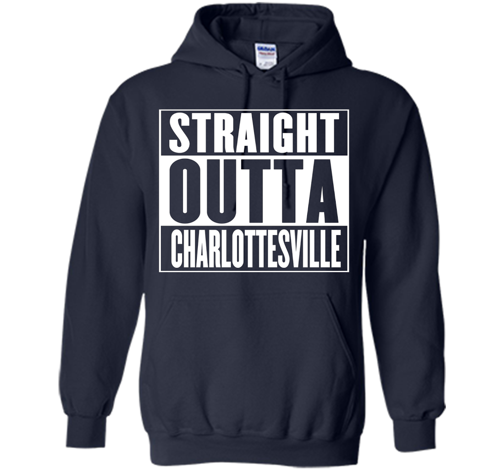 Straight Outta Charlottesville Shirt t-shirt Navy