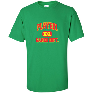 Gamer T-shirt Player 1 XXL Gamer Department