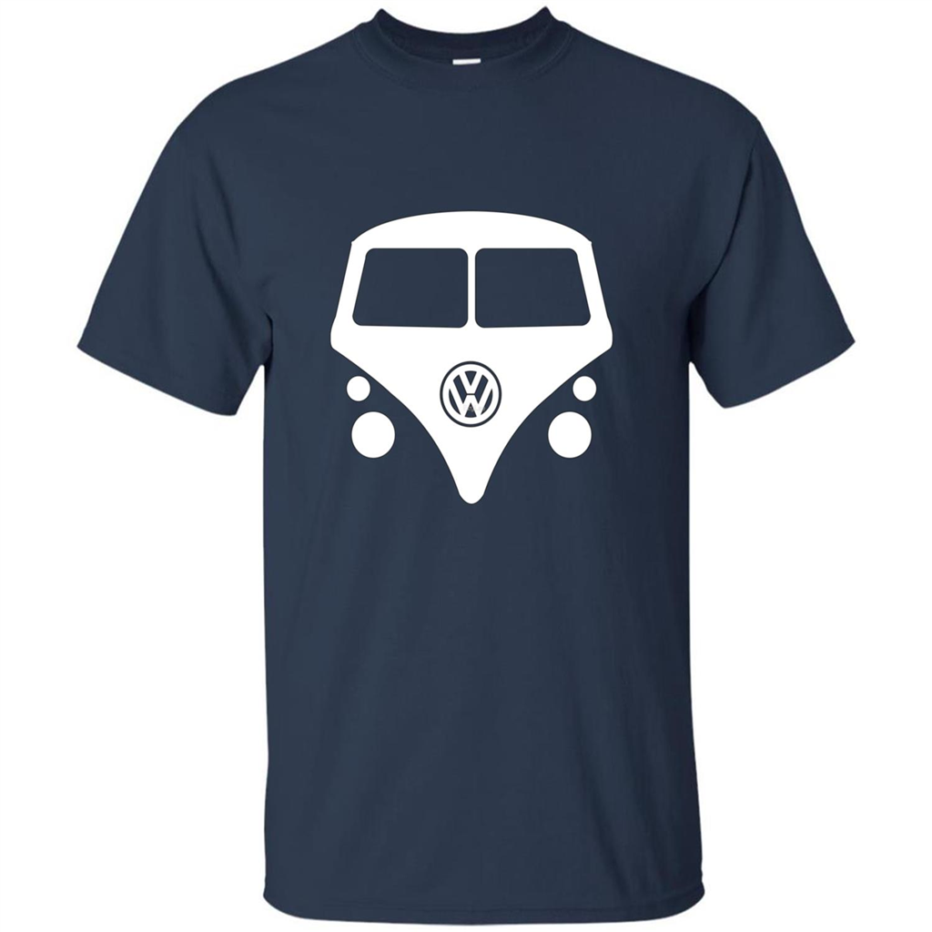 Car Lover T-shirt Split Window Kombi T-shirt Navy