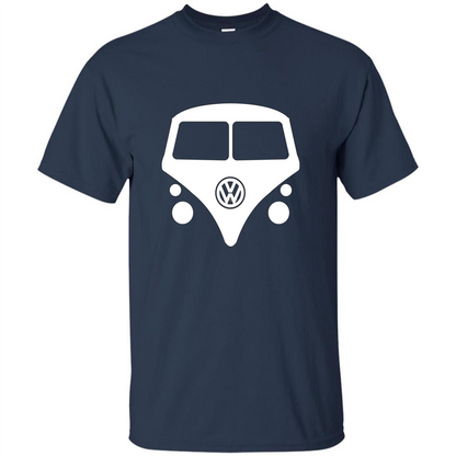 Car Lover T-shirt Split Window Kombi T-shirt Navy