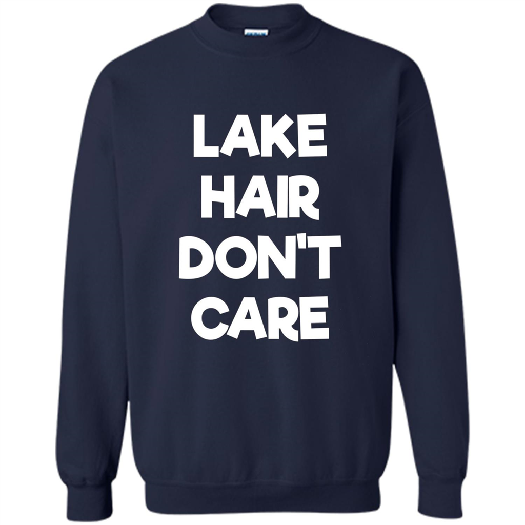Lake Hair Don't Care T-shirt Navy
