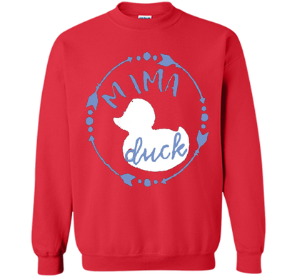 Women's Mama Duck TShirt, Mama Duck Plaid Shirt, Matching Fa shirt Red