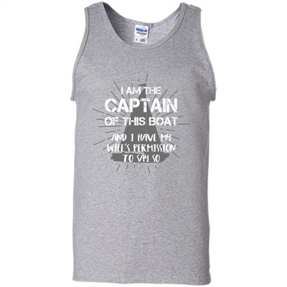 I Am The Captain Of This Boat Sport Grey