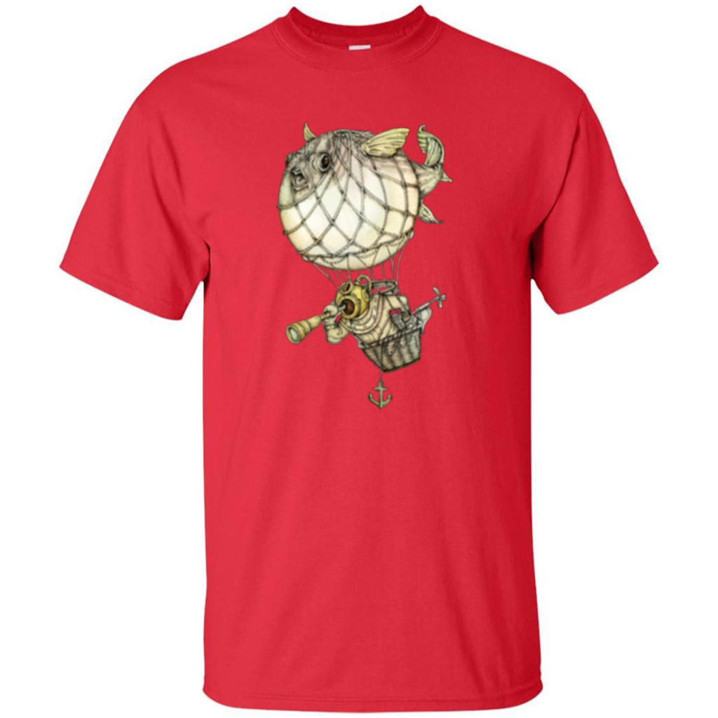 Blowfish T-shirt Captive Balloon T-shirt Red