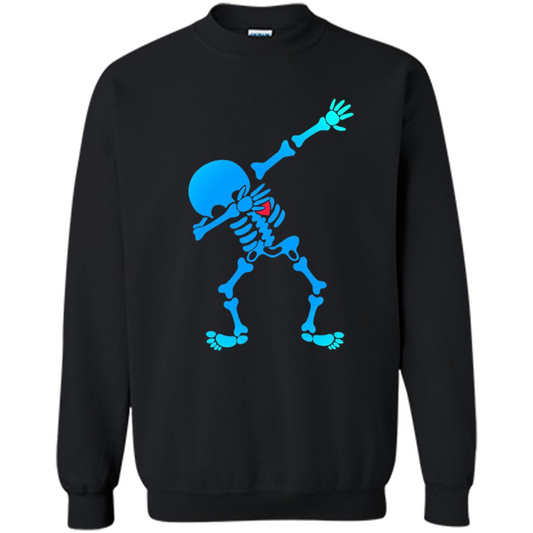 Dabbing Skeleton Halloween 2017 T-shirt Black