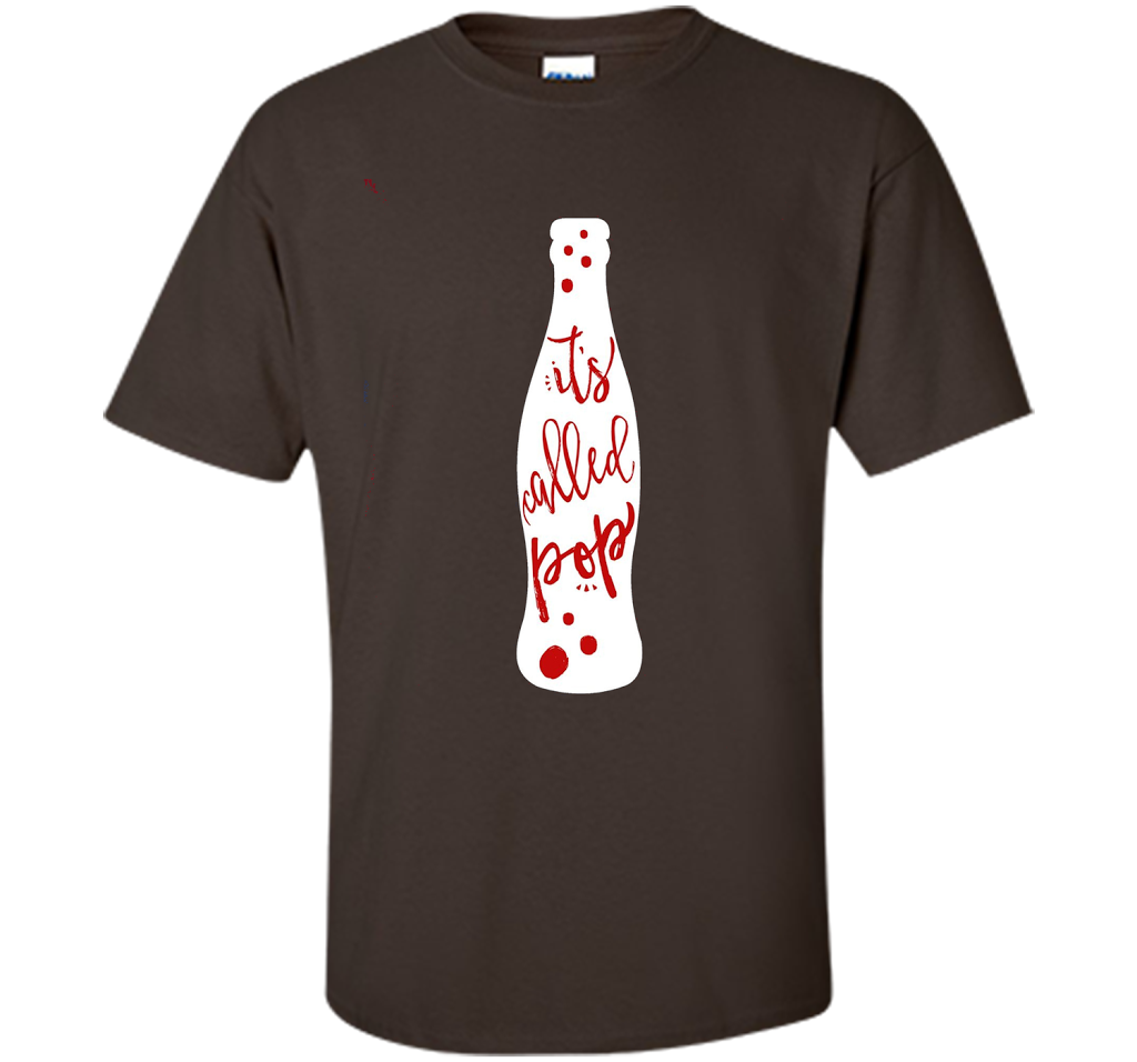 It's Called POP - funny debate handwritten style tshirt t-shirt Dark Chocolate
