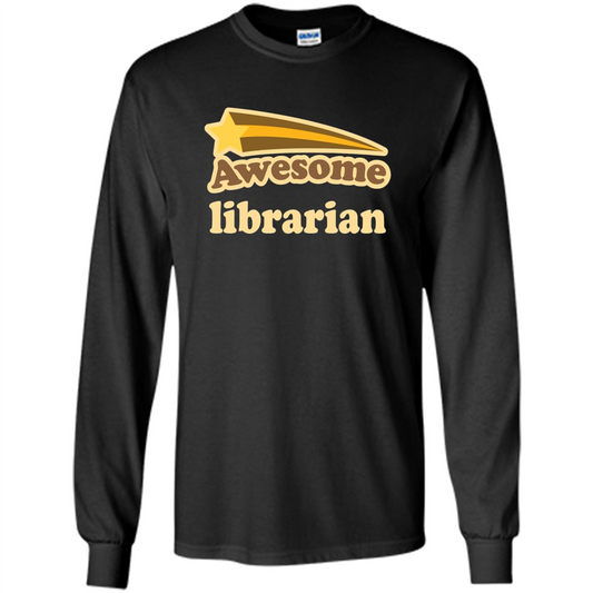 Awesome Librarian T-shirt Black