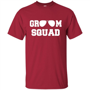 Cool Groom Squad T-Shirt Wedding Party Gift Shirt