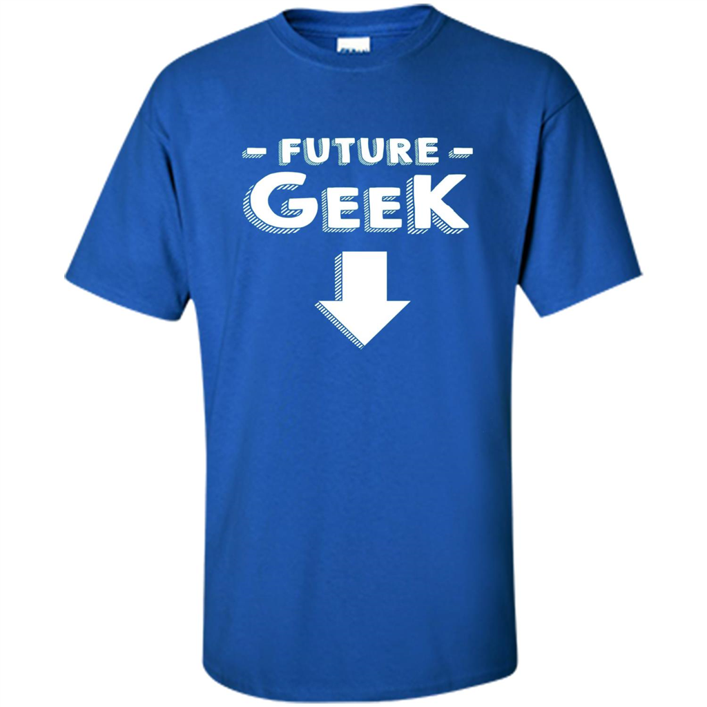 New Mommy T-shirt Future Geek Royal