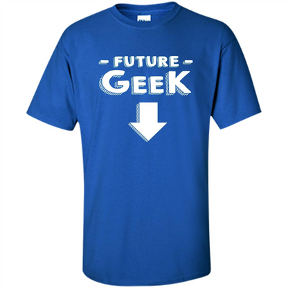 New Mommy T-shirt Future Geek Royal