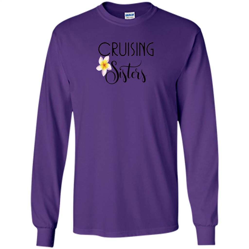 Cruising Sisters T-Shirt Cruise Vacation T-shirt Purple