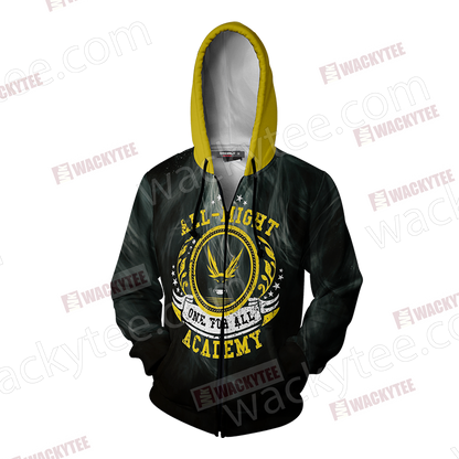 Boku No Hero Academia All Mighty Zip Up Hoodie Jacket