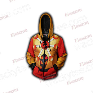Firestorm Comics Cosplay Zip Up Hoodie Jacket
