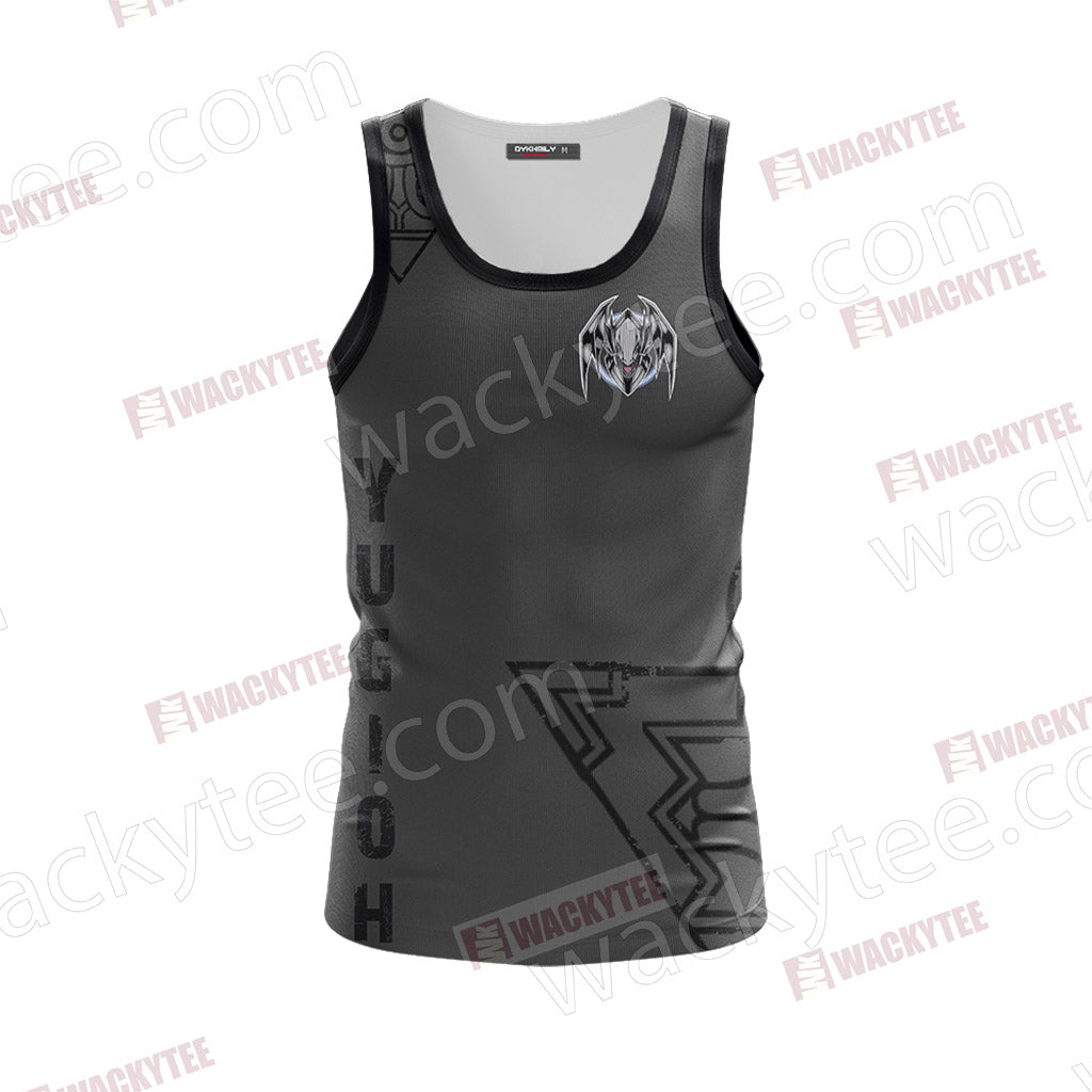 Yu Gi Oh! Blue Eyes White Dragon 3D Tank Top