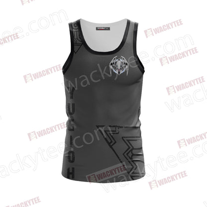Yu Gi Oh! Blue Eyes White Dragon 3D Tank Top
